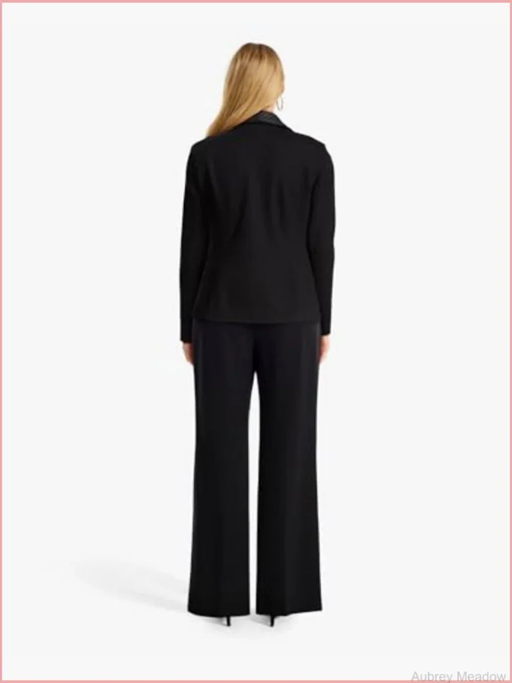 Stretch Textured Asymmetrical Moto Blazer - Women's Suit Jacket Office Wear